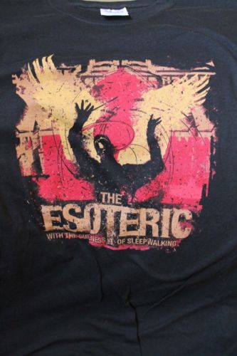 THE ESOTERIC - With the Sureness of Sleepwalking T-shirt ~Never Worn~ Large ##