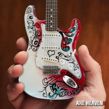 Load image into Gallery viewer, JIMI HENDRIX &quot;Monterey&quot; Fender Strat Replica 1:4 Scale Guitar ~Axe Heaven