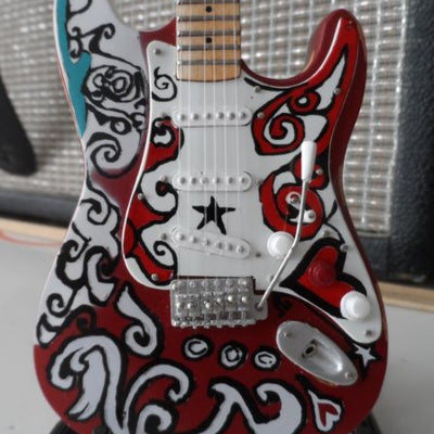 JIMI HENDRIX - Saville Fender Strat 1:4 Scale Replica Guitar ~Axe Heaven