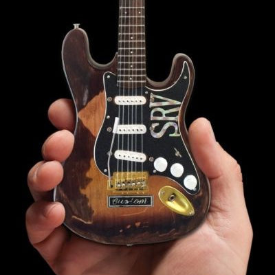 STEVIE RAY VAUGHAN #1 Replica Fender Stratocaster 1:4 Scale Guitar ~Axe Heaven~