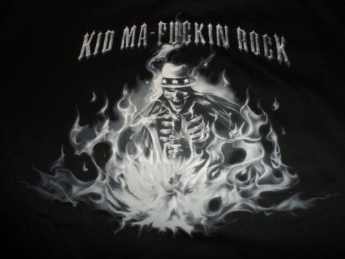 KID ROCK - Kid Ma-F**ckin Rock Skeleton T-shirt ~Never Worn~ MEDIUM