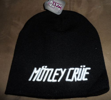 MOTLEY CRUE - Embroidered Beanie *Brand New & Never Worn*