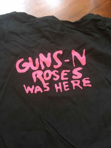 Guns-N-Roses Was Here Baby Doll Slim Fit T-Shirt ~New~  JrXL