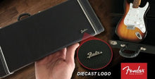 Load image into Gallery viewer, Fender handmade guitar case with diecast logo 1:4 scale ~Axe Heaven