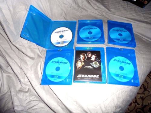 STAR WARS BLU-RAY/DVD DISCS-Choice of any of the 6 titles 3+ =