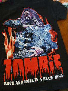 ROB ZOMBIE - 2013 Rock and Role in a Black Hole T-shirt ~Never Worn~ Small