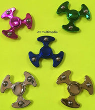 Load image into Gallery viewer, Metallic &amp; Glow in the dark Tri FIDGET SPINNERS!