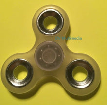 Load image into Gallery viewer, Metallic &amp; Glow in the dark Tri FIDGET SPINNERS!