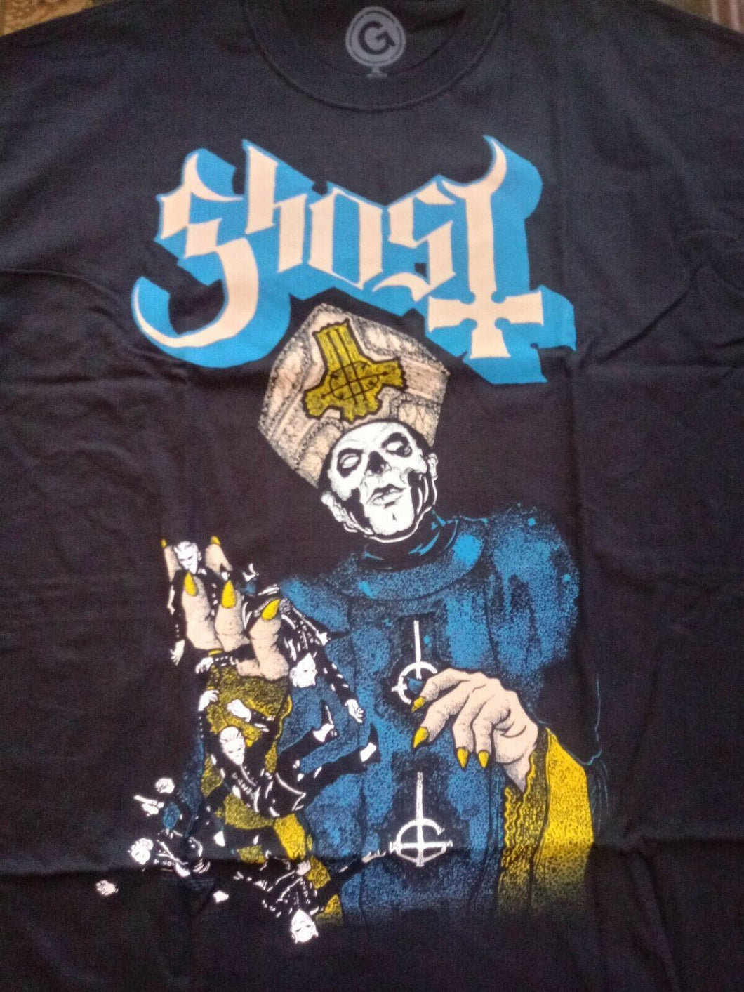 GHOST - Papa Of The World On Fire T-shirt ~Never Worn~ XL
