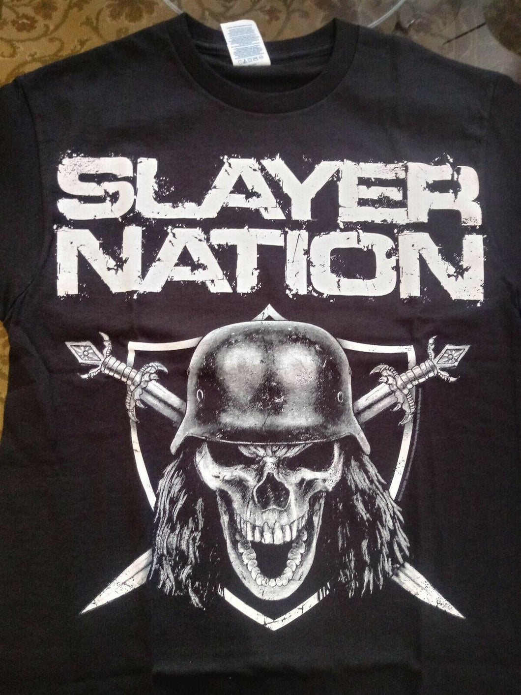 SLAYER NATION/Oakland Raiders 2014 T-shirt ~Never Worn~ Small