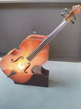 Load image into Gallery viewer, Miniature 10 Inch Replica Upright Bass with Bow, Case, &amp; Display Stand ~NEW~