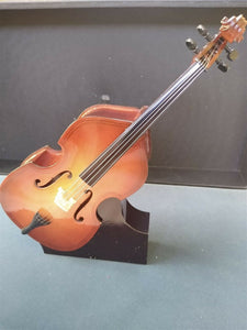 Miniature 10 Inch Replica Upright Bass with Bow, Case, & Display Stand ~NEW~