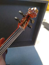 Load image into Gallery viewer, Miniature 10 Inch Replica Upright Bass with Bow, Case, &amp; Display Stand ~NEW~