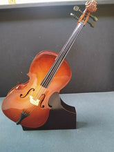 Load image into Gallery viewer, Miniature 9 Inch Replica Cello with Bow, Case, &amp; Display Stand ~NEW~