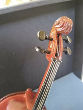 Load image into Gallery viewer, Miniature 9 Inch Replica Cello with Bow, Case, &amp; Display Stand ~NEW~