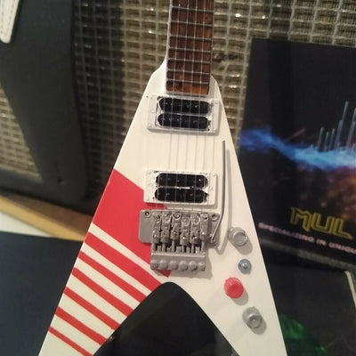 BUCKETHEAD - Jackson Flying V White 1:4 Scale Replica Guitar ~New~