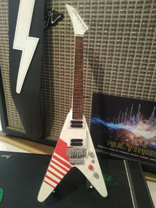 BUCKETHEAD - Jackson Flying V White 1:4 Scale Replica Guitar ~New~