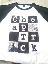 Load image into Gallery viewer, CHEAP TRICK -Checkered 3/4 sleeve Jersey T-shirt ~Never Worn~ M