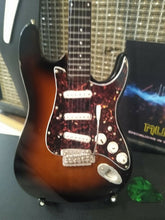 Load image into Gallery viewer, Fender Sunburst Strat w/ Tortoise Pickguard 1:4 Scale Replica Guitar ~Axe Heaven