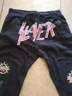 SLAYER - Reign in Blood Joggers/Zipper Pant ~Never Worn~ L XL XXL XXXL