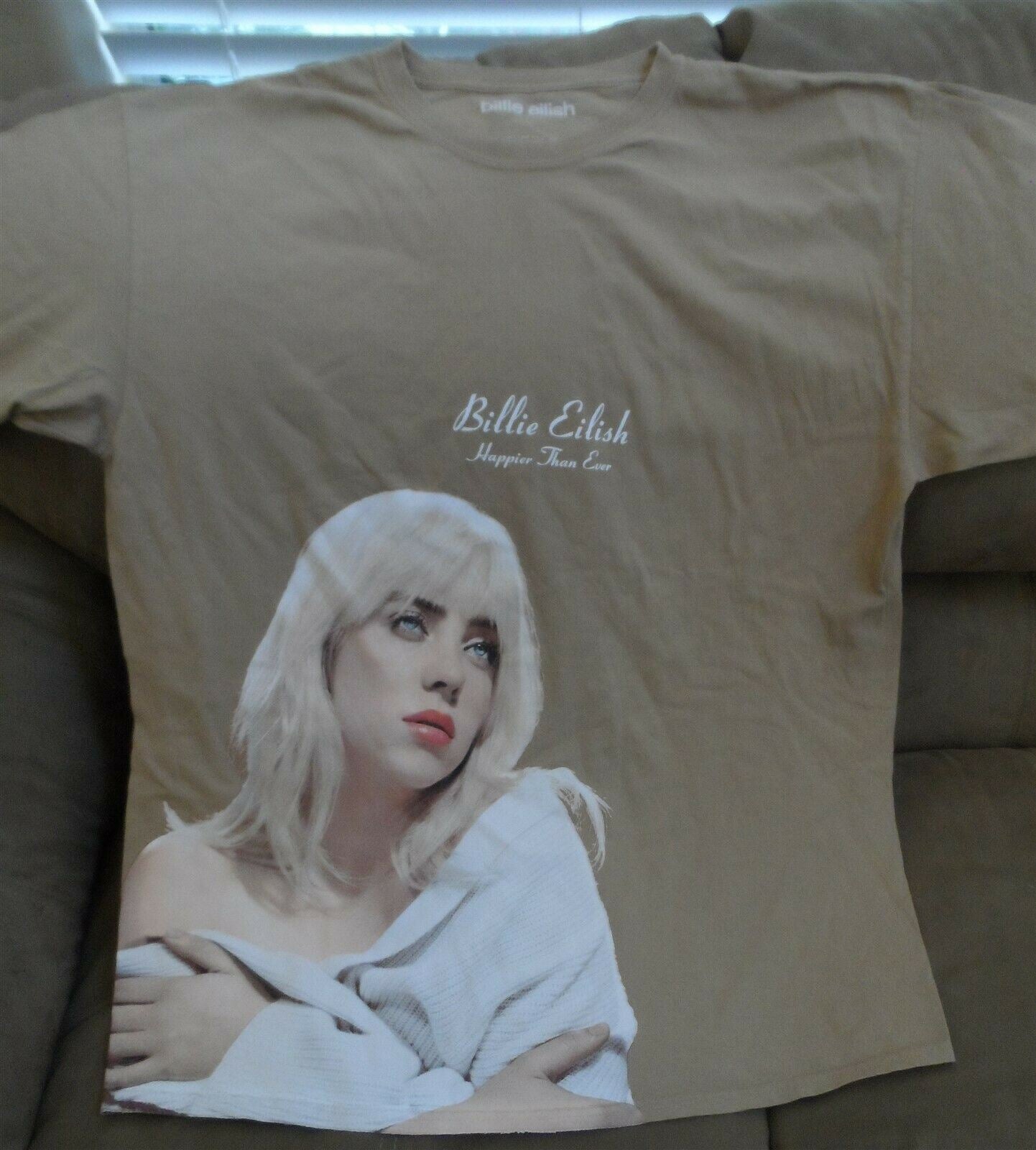 BILLIE EILISH - 2021 Oversized Happier Than Ever T-shirt