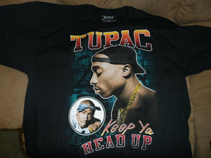 TUPAC - 2021 Keep Ya Head Up T-shirt ~Never Worn~ XL