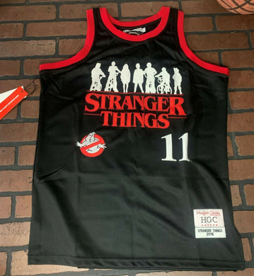 STRANGER THINGS / GHOSTBUSTERS Headgear Classics Basketball Jersey ~Never Worn~ L XL