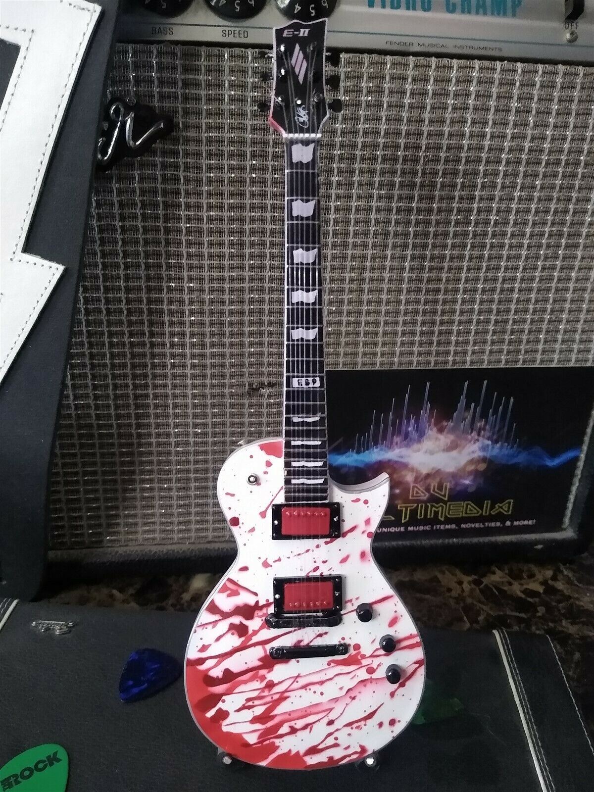 BOBBY KELLER- Blood Splatter ESP Eclipse 1:4 Scale Replica