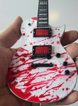 Load image into Gallery viewer, BOBBY KELLER- Blood Splatter ESP Eclipse 1:4 Scale Replica Guitar ~Axe Heaven~