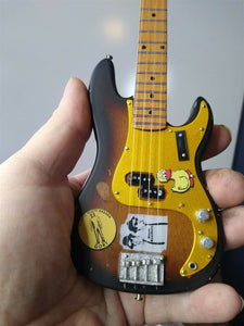 DUCK DUNN -1959 Fender Precision Duck Bass 1:4 Scale Replica Guitar ~Axe Heaven~