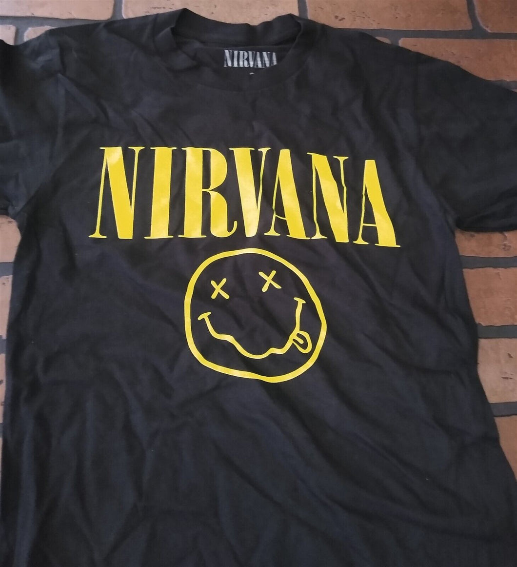 NIRVANA- Smiley Face Men's T-shirt ~Never Worn~ Small