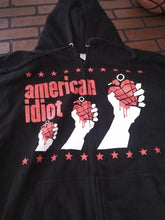 Load image into Gallery viewer, GREEN DAY - Rare American Idiot Long Sleeve Zip-Up Hoodie ~BRAND NEW~ S L