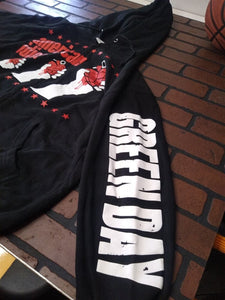 GREEN DAY - Rare American Idiot Long Sleeve Zip-Up Hoodie ~BRAND NEW~ S L