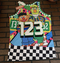 Load image into Gallery viewer, SESAME STREET BERT and ERNIE Headgear Classics Basketball Jersey ~Never Worn~ L