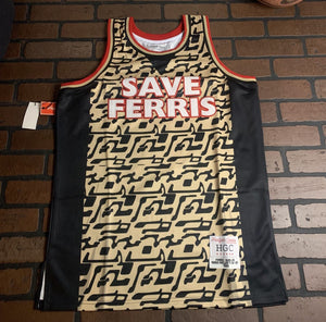 FERRIS BUELLER SAVE FERRIS Headgear Classics BasketballJersey~Never WornS M L XL