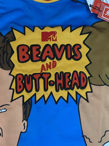 BEAVIS & BUTTHEAD Headgear Classics Basketball Blue Jersey~Never Worn~S M L XL2X