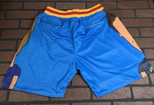 BEAVIS & BUTTHEAD Blue Headgear Classics Basketball Shorts ~Never Worn~ S M XL