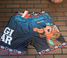 Load image into Gallery viewer, YOGI BEAR / TEAL-BLACK Headgear Classics Basketball Shorts ~Never Worn~ XL 2XL