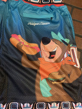 Load image into Gallery viewer, YOGI BEAR / TEAL-BLACK Headgear Classics Basketball Shorts ~Never Worn~ XL 2XL