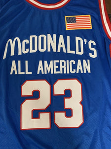 JORDAN H.SCHOOL ALL AMERICAN Headgear Classics Basketball Jersey~Never Worn~L XL