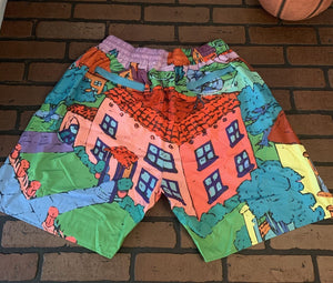 RUGRATS HOUSE Headgear Classics Basketball Shorts ~Never Worn~ XL