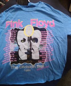 PINK FLOYD- 2021 Division Bell Long Sleeve Retro Crop Top T-Shirt~Never Worn~S/M