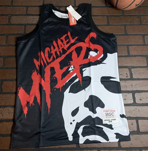 MICHAEL MYERS Headgear Classics Basketball Jersey ~Never Worn~ L XL