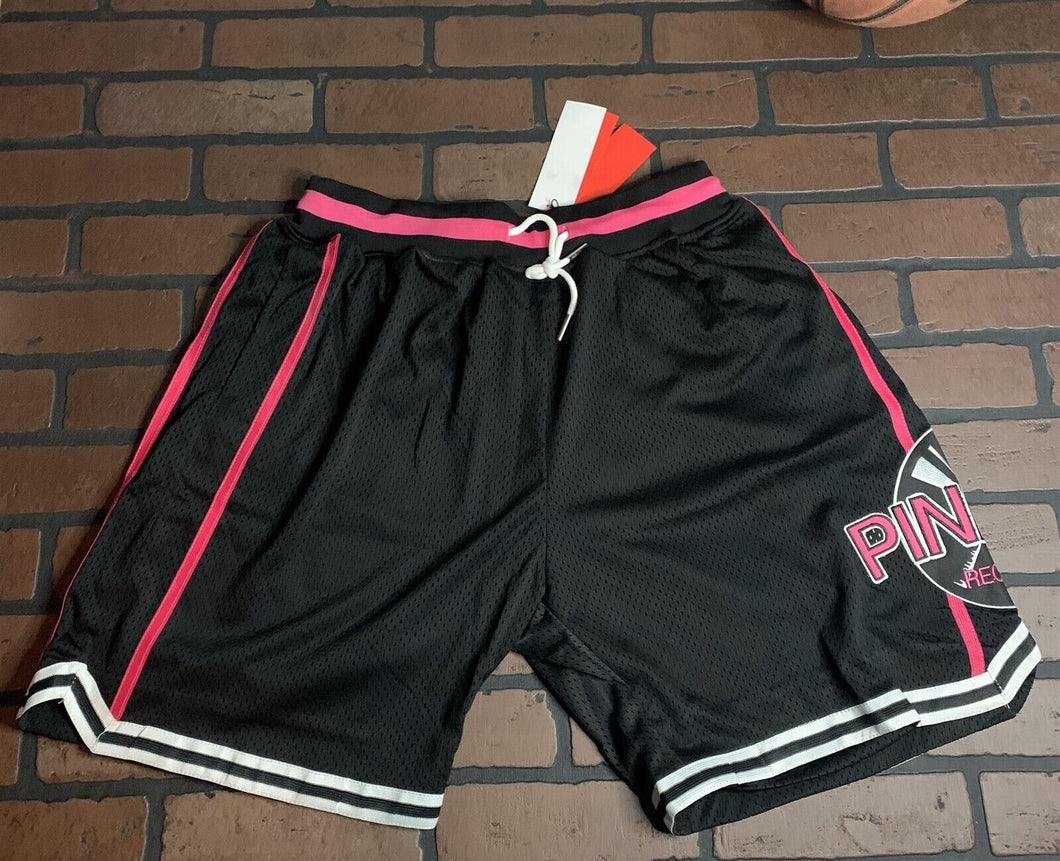 PINKY'S RECORDS Headgear Classics Black Basketball Shorts ~Never Worn~ L XL