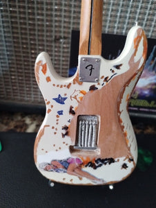 JIMMIE VAUGHAN-Custom Vintage Fender Strat 1:4 Scale Replica Guitar ~Axe Heaven~