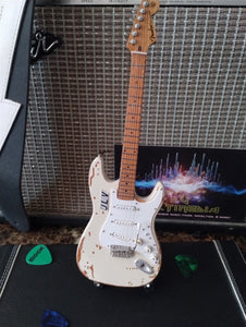 JIMMIE VAUGHAN-Custom Vintage Fender Strat 1:4 Scale Replica Guitar ~Axe Heaven~