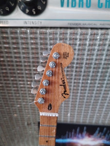 JIMMIE VAUGHAN-Custom Vintage Fender Strat 1:4 Scale Replica Guitar ~Axe Heaven~