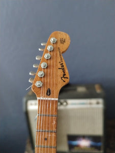 JIMMIE VAUGHAN-Custom Vintage Fender Strat 1:4 Scale Replica Guitar ~Axe Heaven~