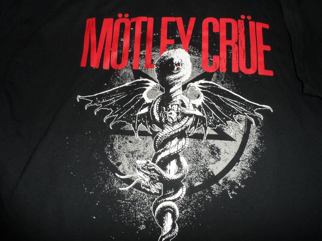 MOTLEY CRUE - 2021 Dr. Feelgood Licensed Black T-shirt ~Never Worn~ XL