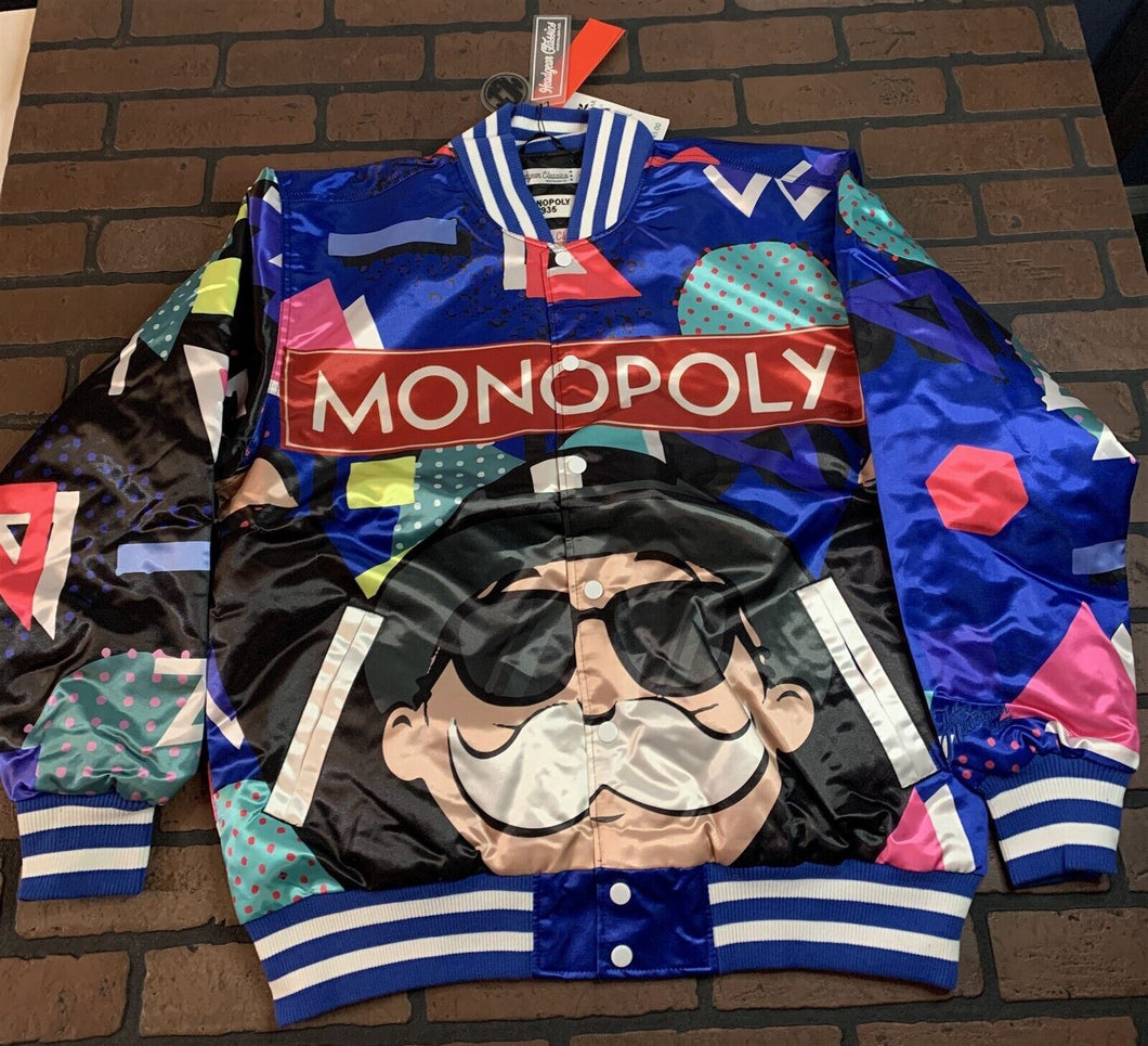 MONOPOLY Headgear Classics Streetwear Jacket~Never Worn~L XL